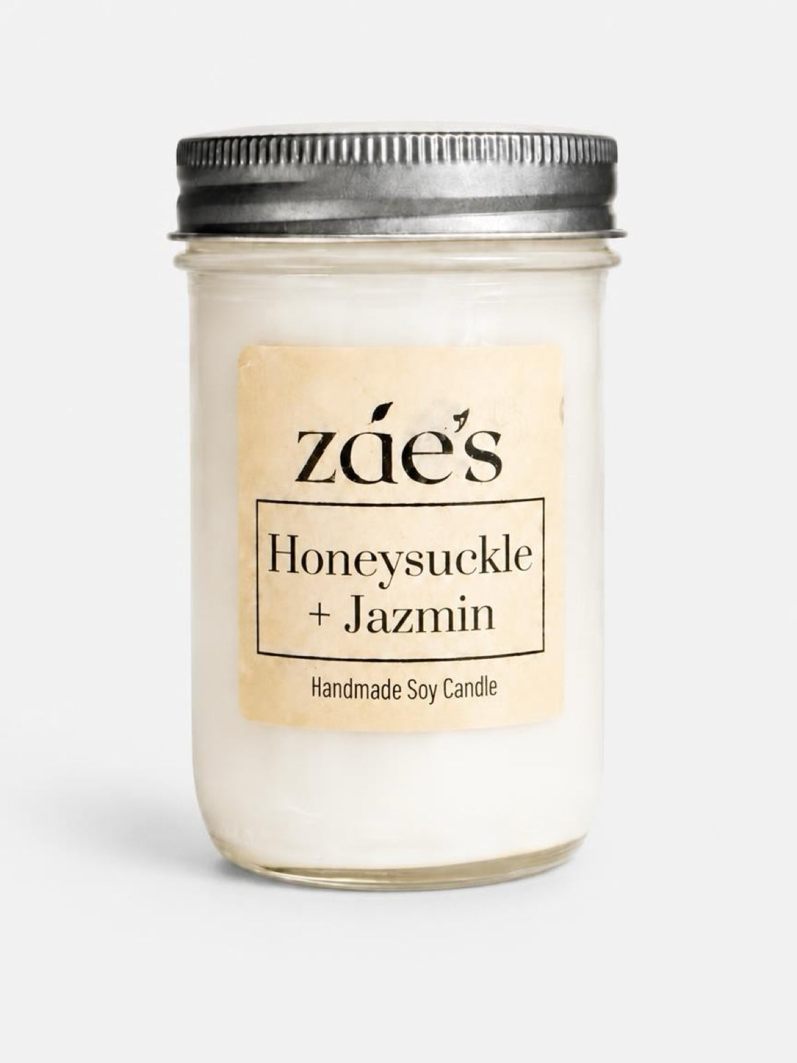 Honeysuckle + Jasmine Soy Candle